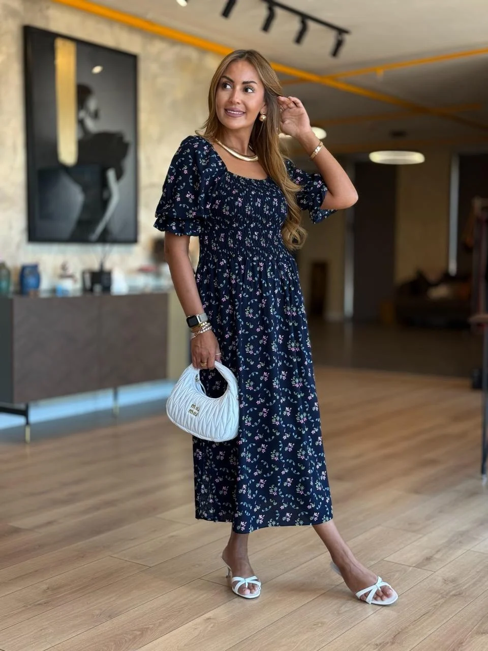 Vestido Noche Floral